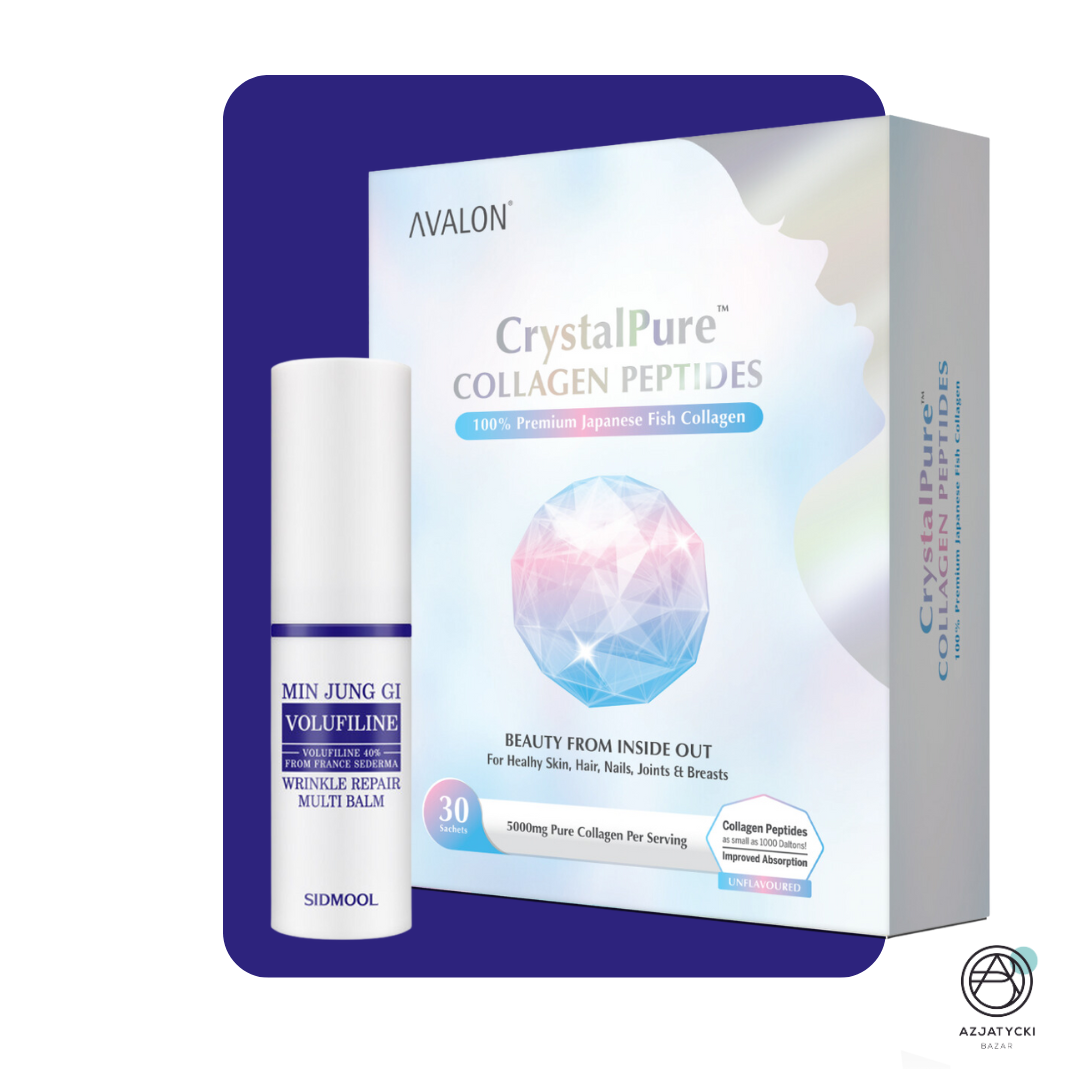 Zestaw Volufiline Plus: Kolagen Avalon + Sztyft Wypełniający, Sidmool (80 PLN oszczędności w zestawie)